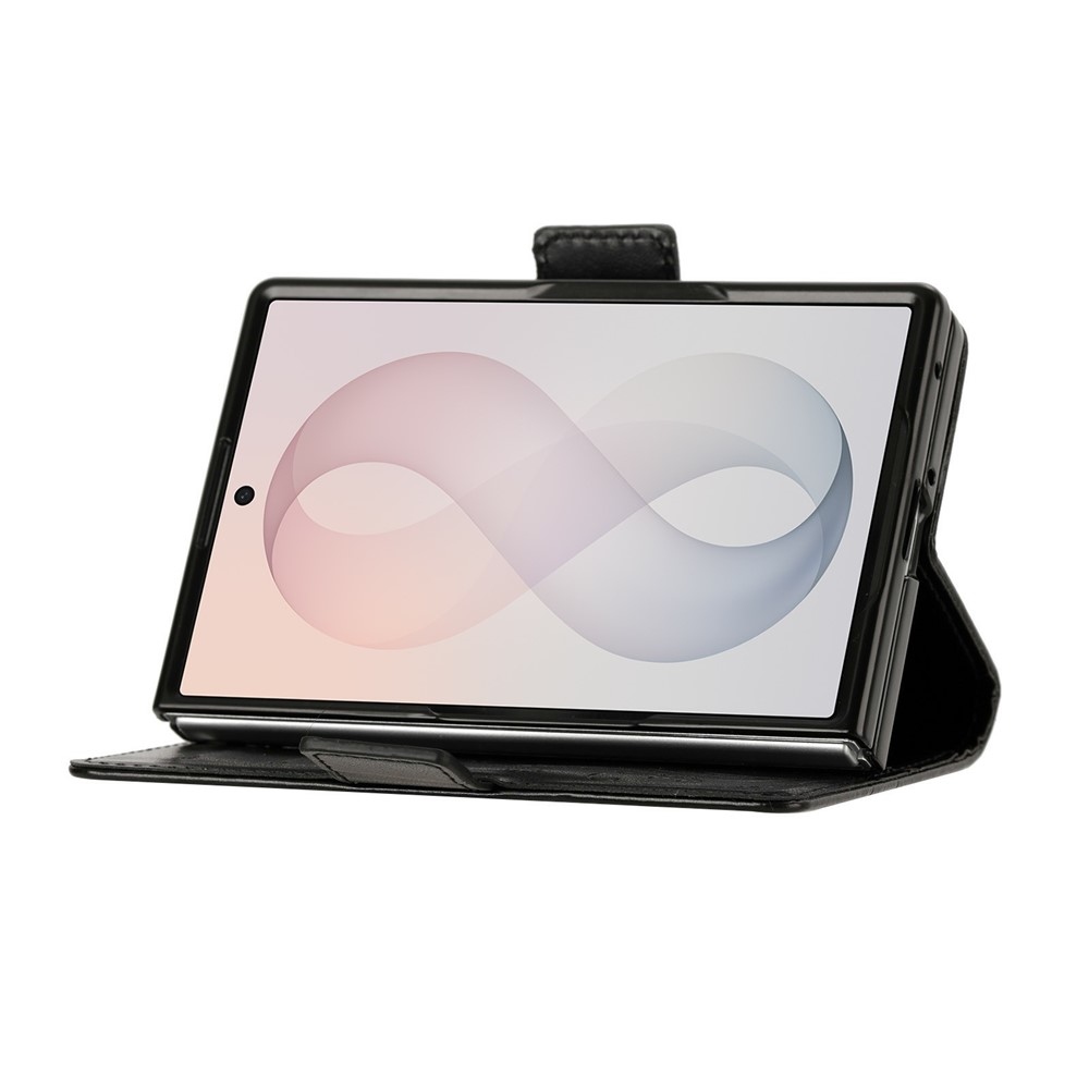 Flowers knižkové púzdro na Samsung Galaxy Z Fold8 5G - čierne