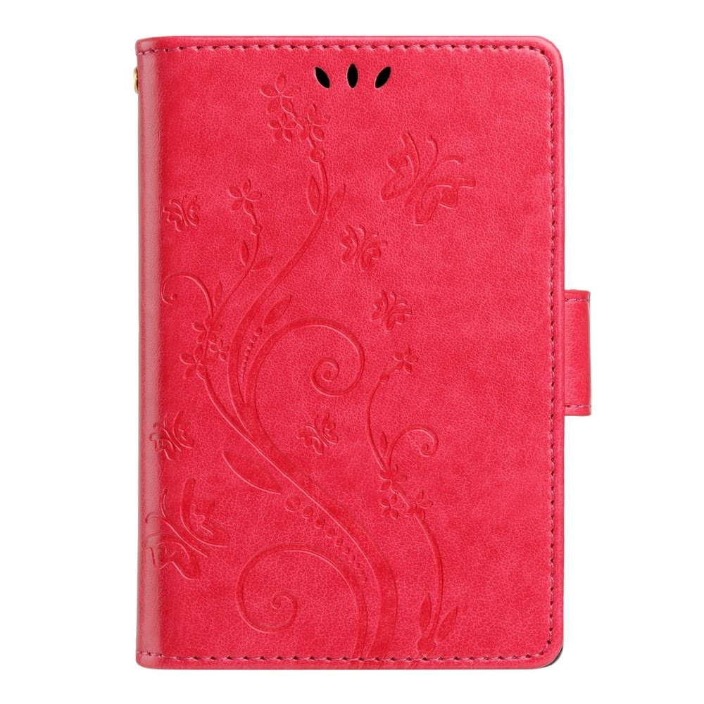Flowers knižkové púzdro na Samsung Galaxy Z Fold8 5G - červené