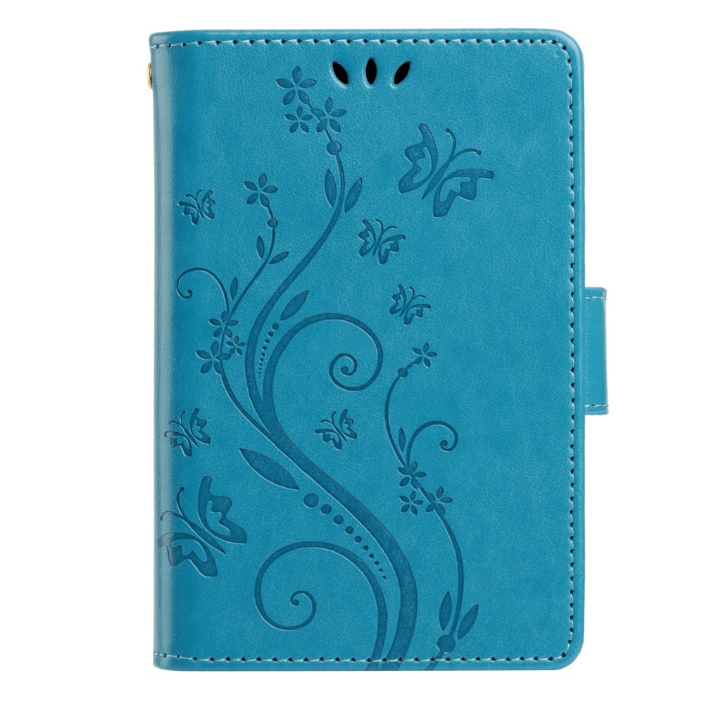 Flowers knižkové púzdro na Samsung Galaxy Z Fold8 5G - modré