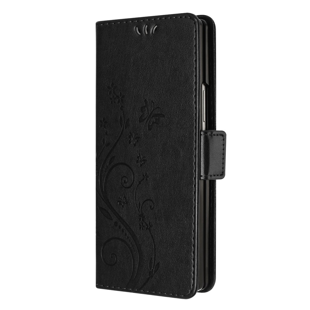 Flowers knižkové púzdro na Samsung Galaxy Z Fold8 Ultra 5G - čierne