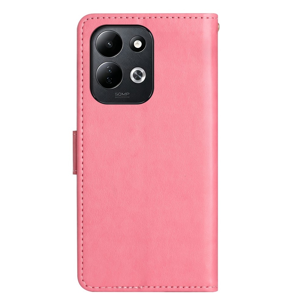 Flowers knižkové púzdro na Xiaomi Redmi 17 4G/5G - ružové