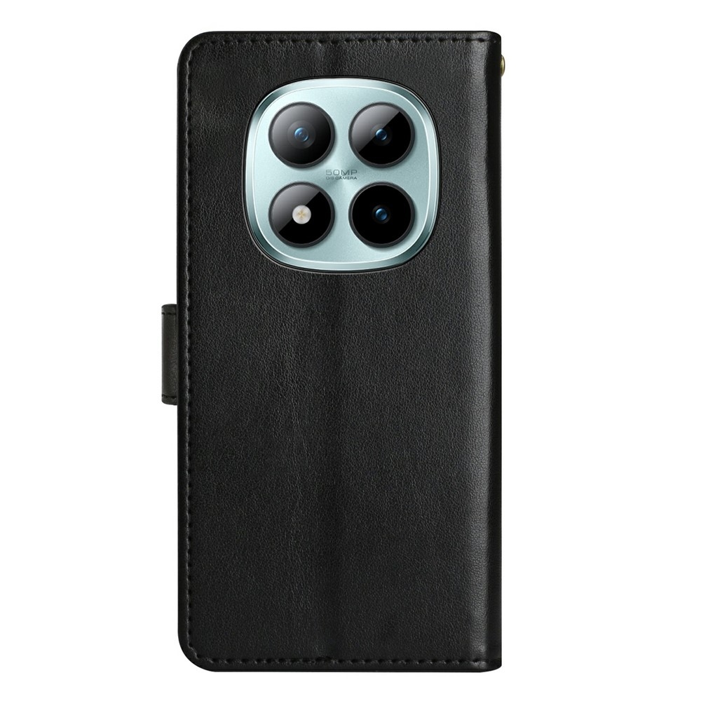 Flowers knižkové púzdro na Xiaomi Redmi Note 15 Pro 4G - čierne