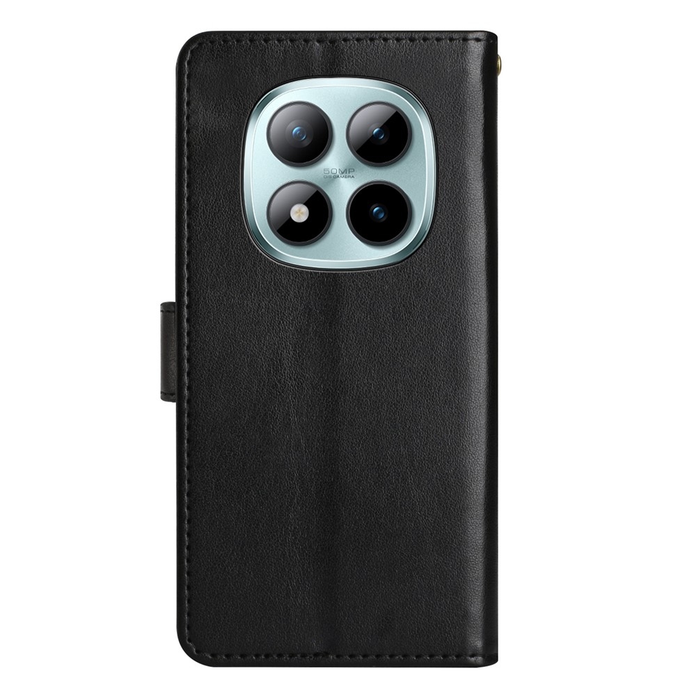 Flowers knižkové púzdro na Xiaomi Redmi Note 15 Pro+ 5G - čierne