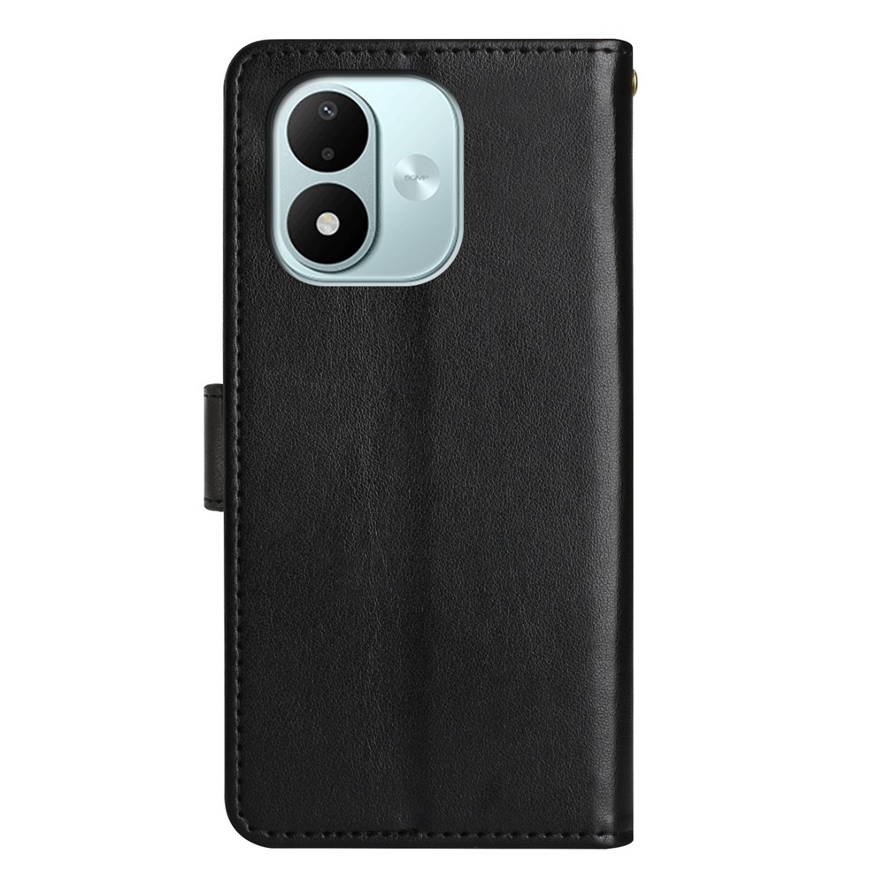 Flowers knižkové púzdro na Xiaomi Redmi Note 17 4G/5G - čierne