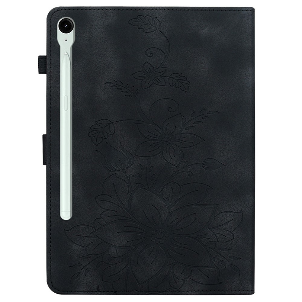 Flowers zatváracie púzdro na Samsung Galaxy Tab S11 - čierne