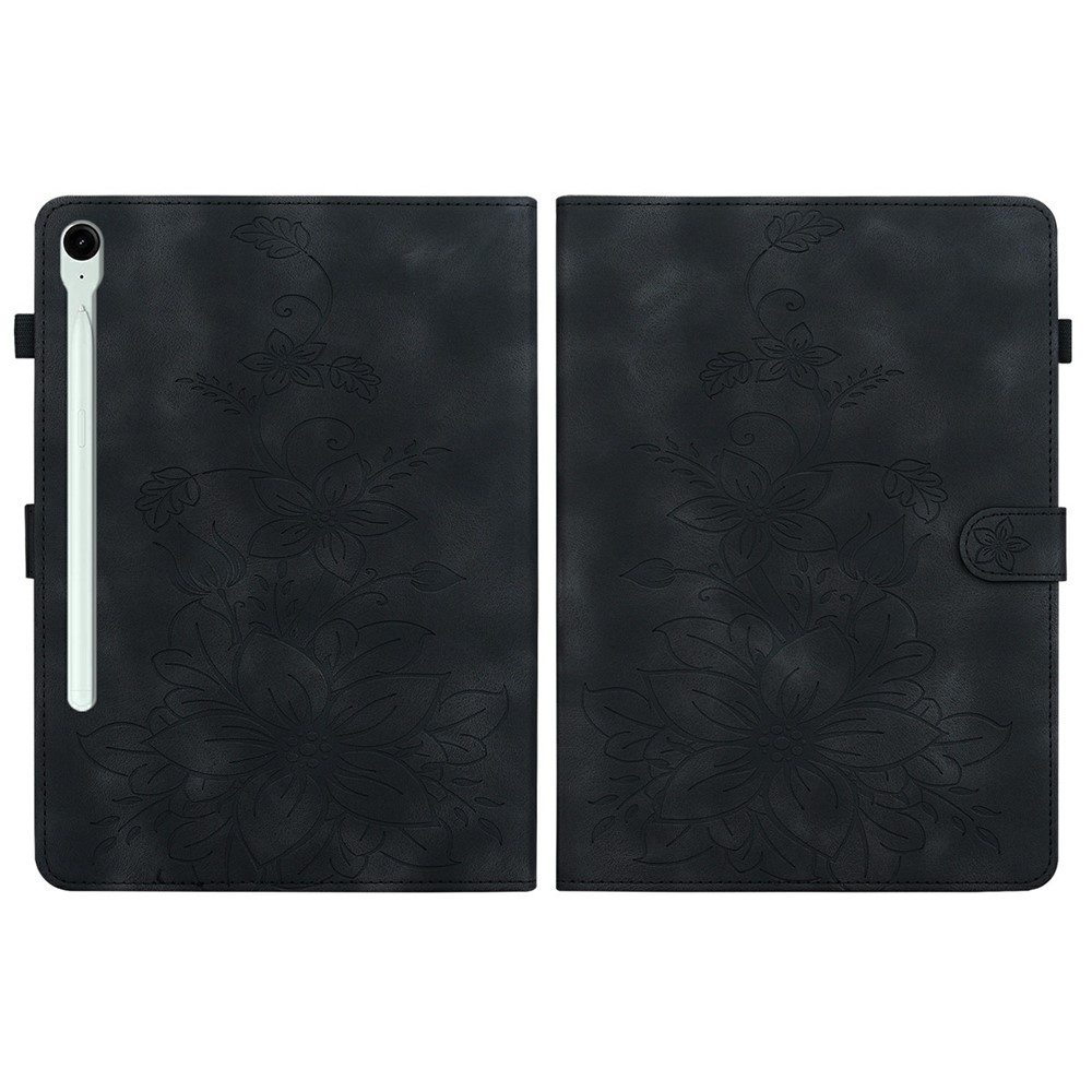 Flowers zatváracie púzdro na Samsung Galaxy Tab S11 - čierne
