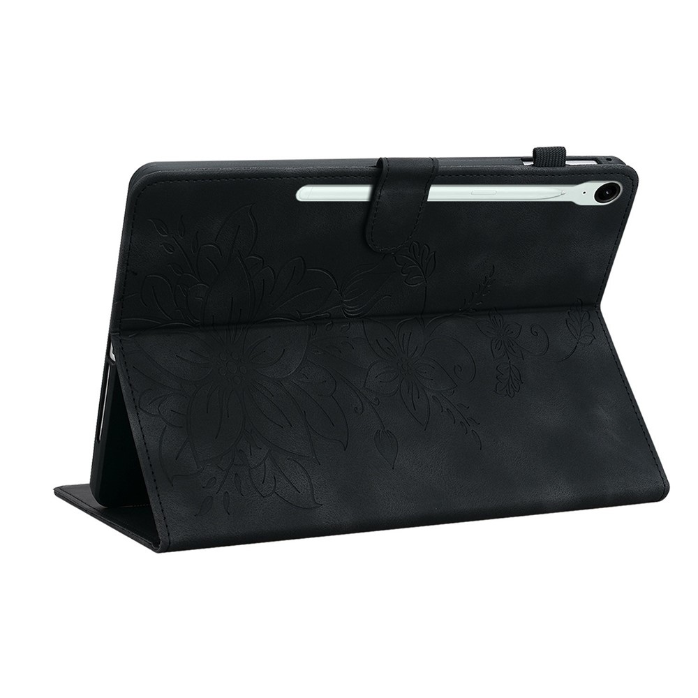 Flowers zatváracie púzdro na Samsung Galaxy Tab S11 - čierne