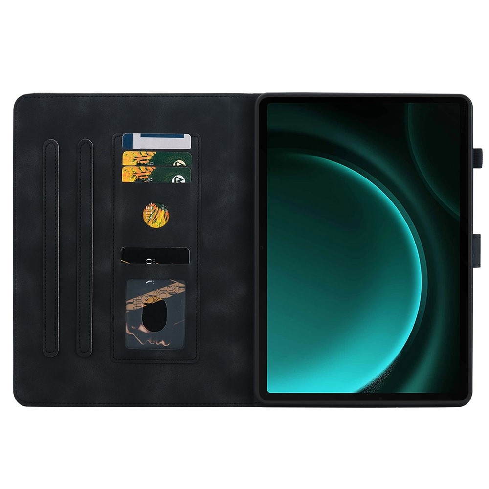 Flowers zatváracie púzdro na Samsung Galaxy Tab S11 - čierne