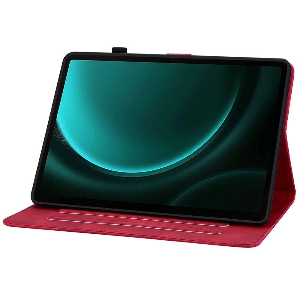 Flowers zatváracie púzdro na Samsung Galaxy Tab S11 - červené