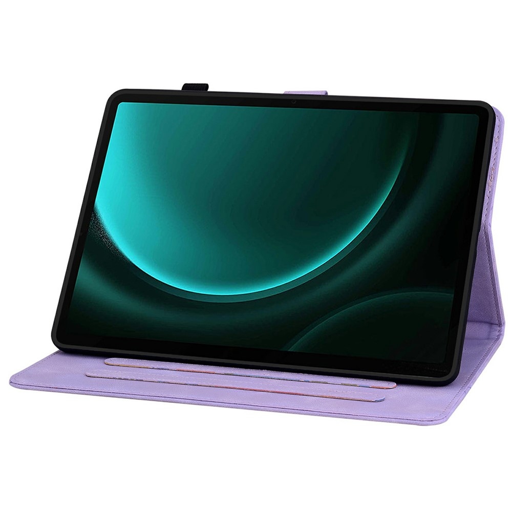 Flowers zatváracie púzdro na Samsung Galaxy Tab S11 - fialové