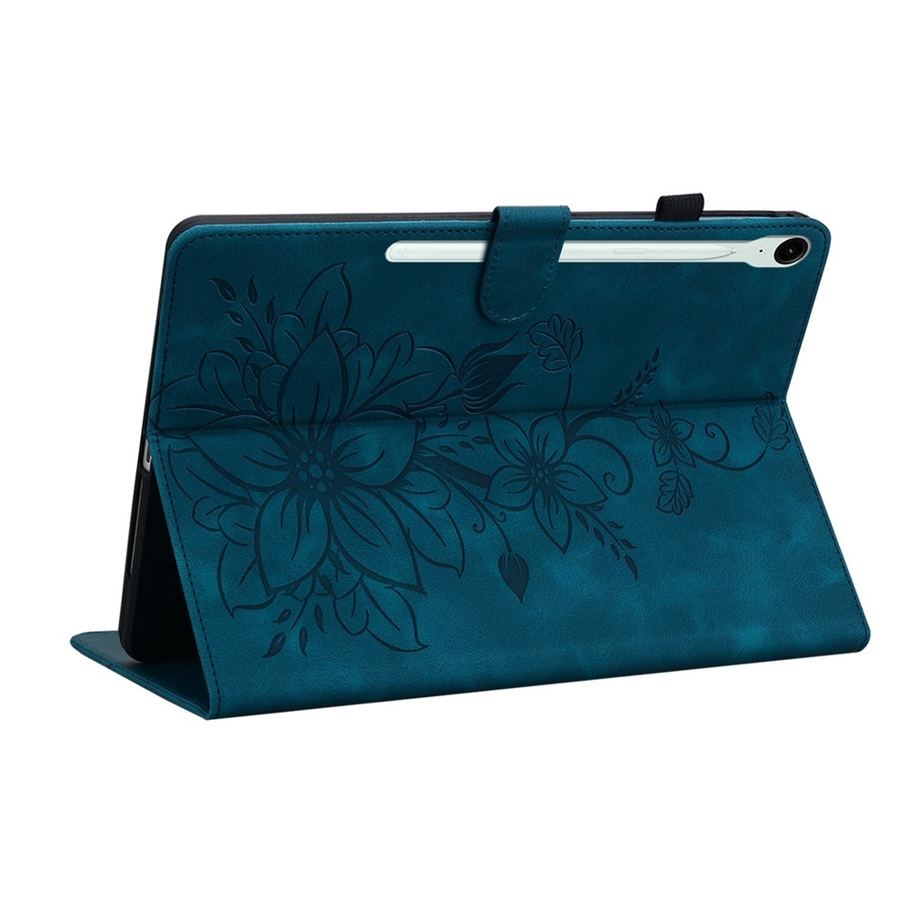 Flowers zatváracie púzdro na Samsung Galaxy Tab S11 - modré
