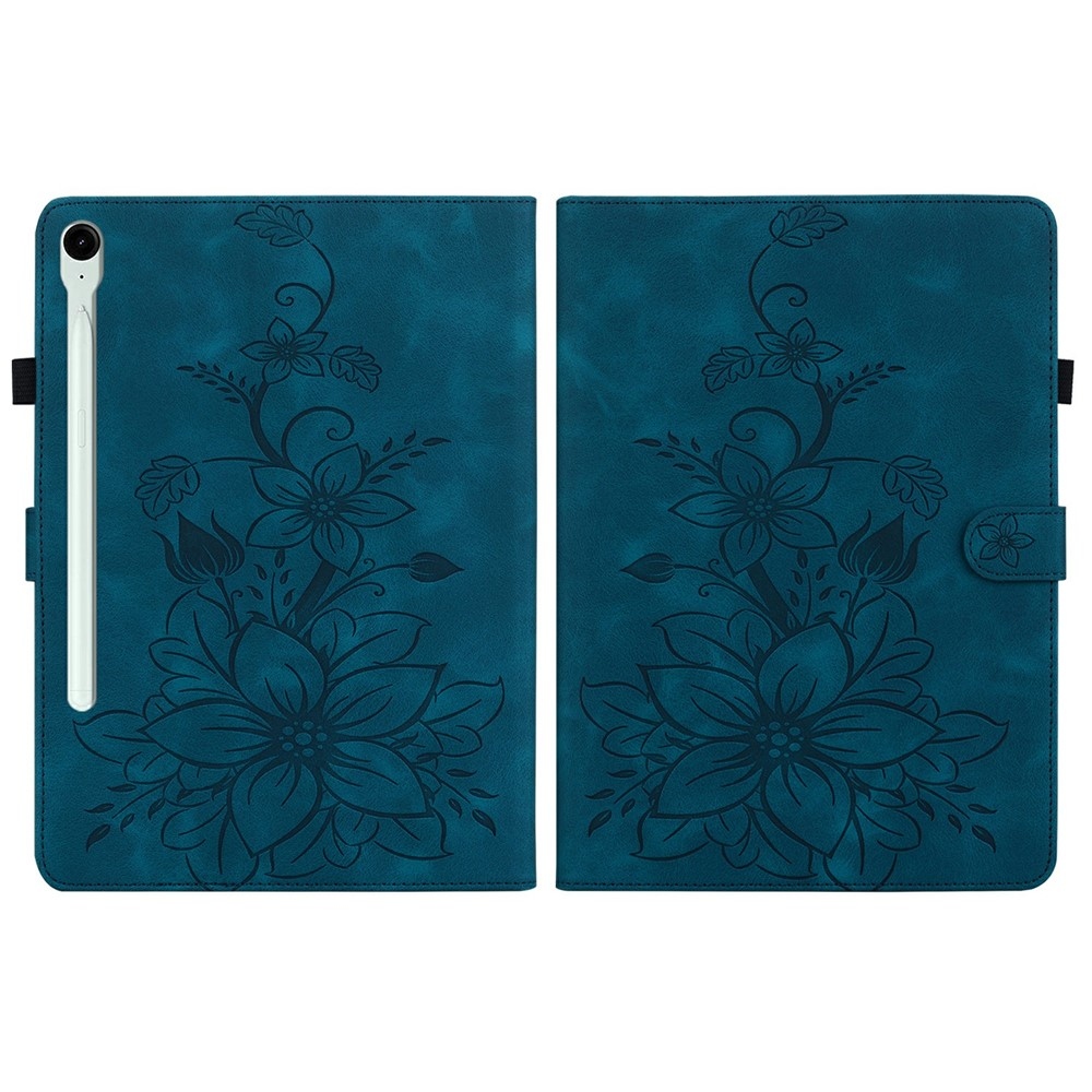 Flowers zatváracie púzdro na Samsung Galaxy Tab S11 - modré