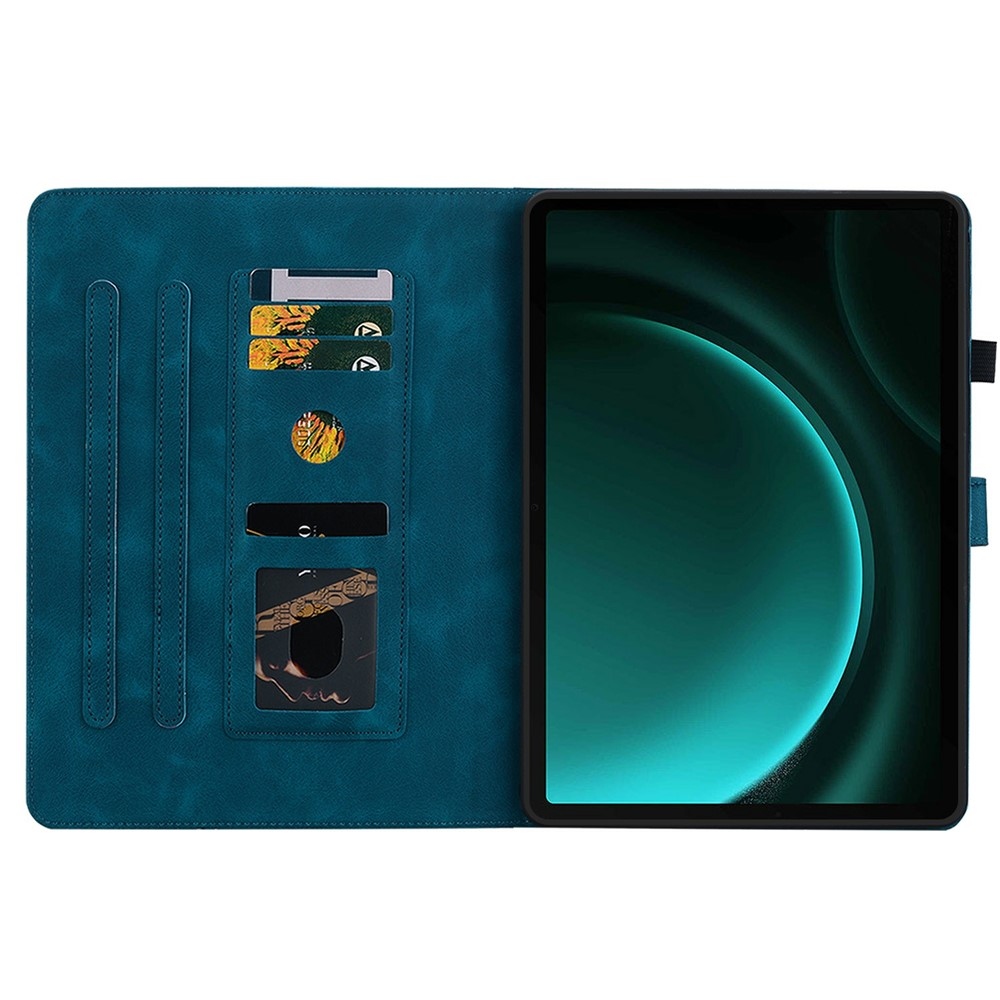 Flowers zatváracie púzdro na Samsung Galaxy Tab S11 - modré