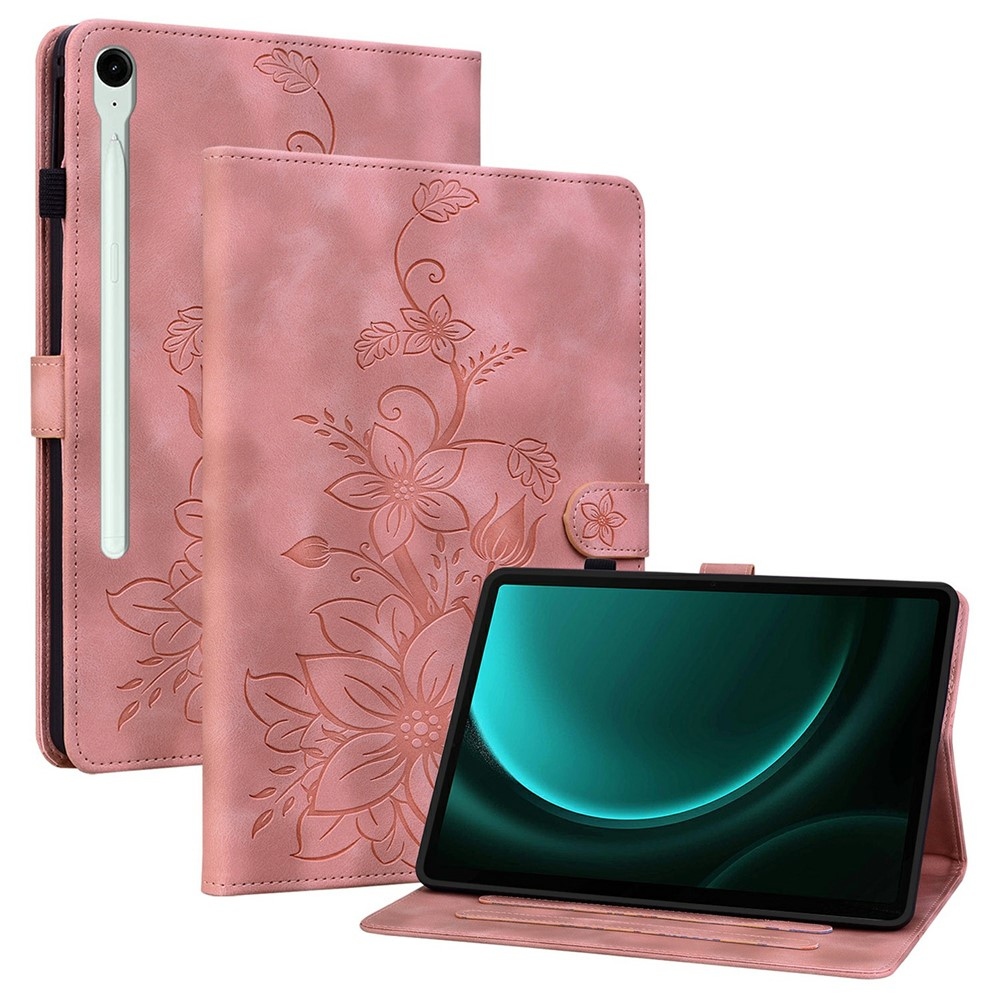 Flowers zatváracie púzdro na Samsung Galaxy Tab S11 - ružové