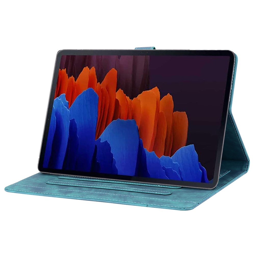 Flowers zatváracie púzdro na Samsung Galaxy Tab S11 Ultra - modrozelené