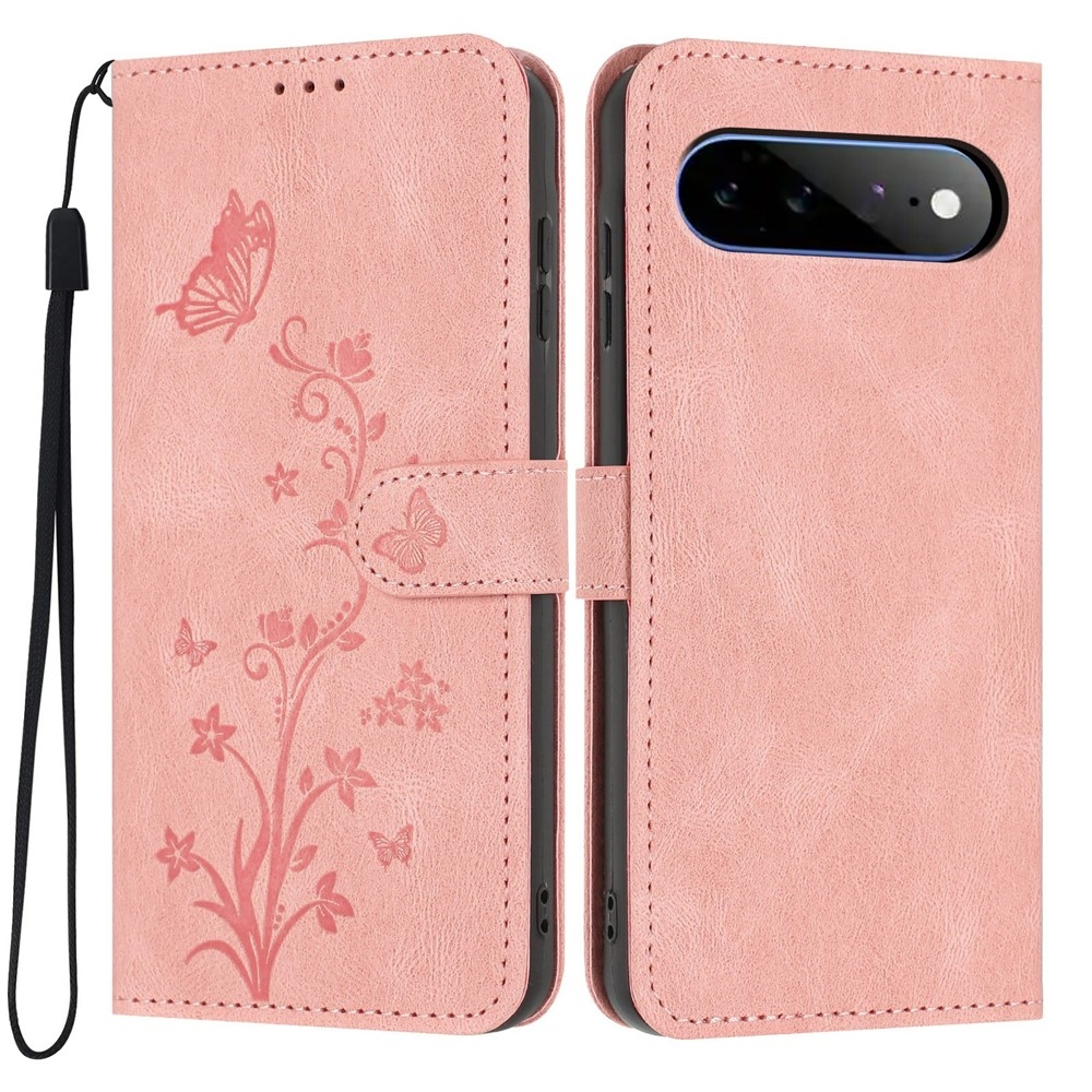 Flowery knižkové puzdro na Google Pixel 11 Pro XL - ružové