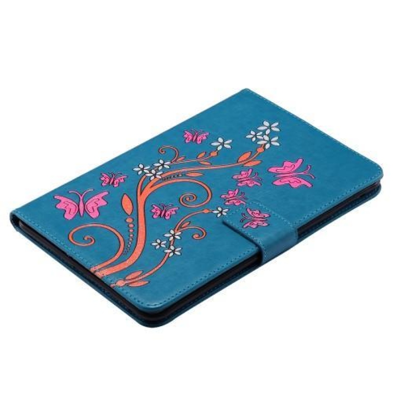 Fly PU kožené puzdro so zdobením naiPad mini 4 - modré