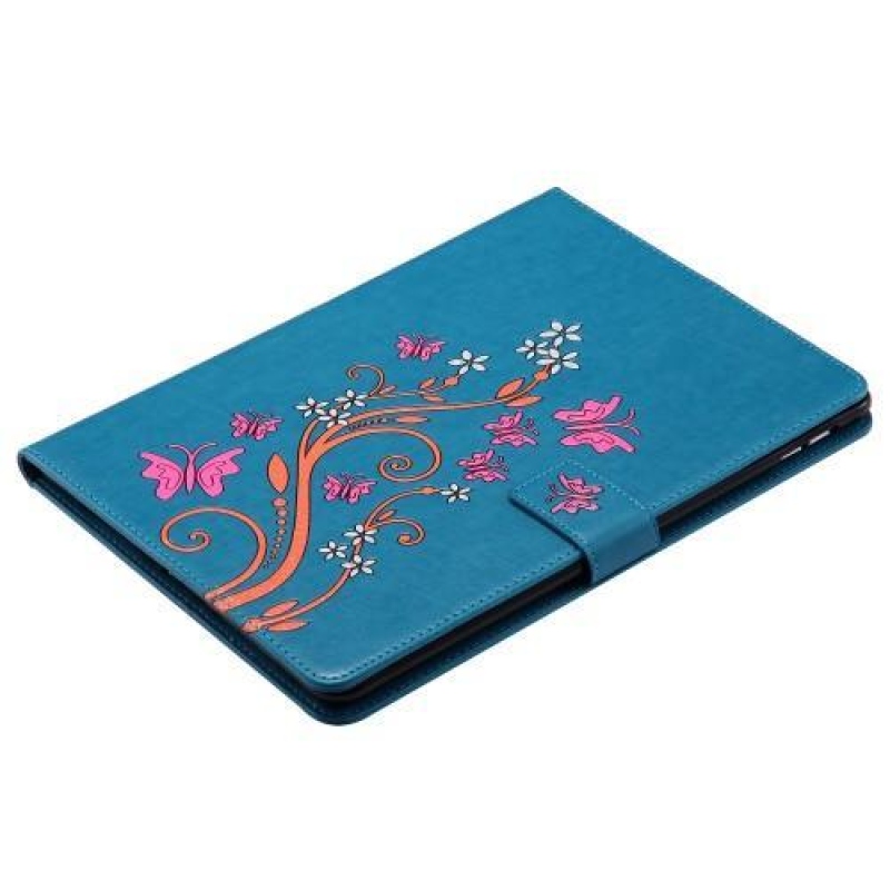 Fly PU kožené puzdro so zdobením naiPad Pro 9.7 - modré