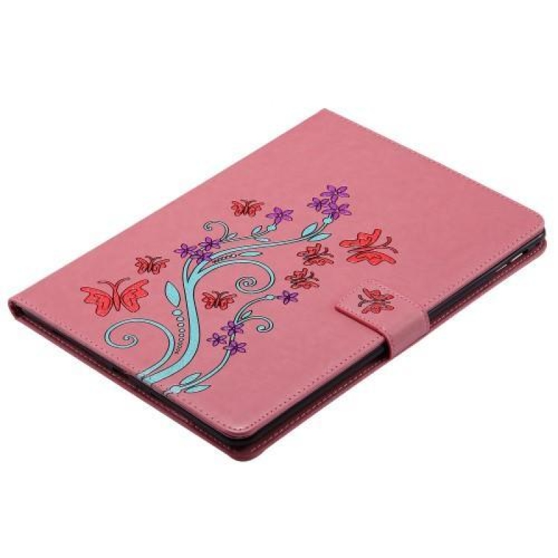 Fly PU kožené puzdro so zdobením naiPad Pro 9.7 - ružové