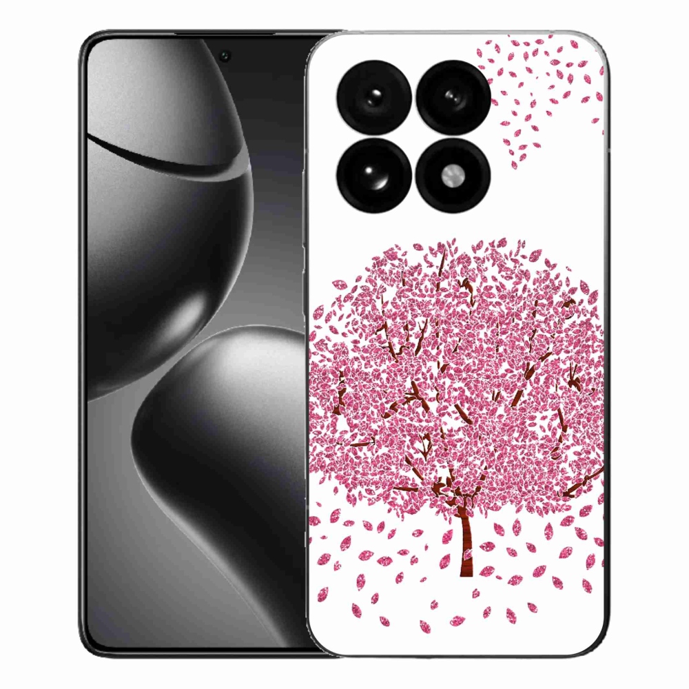 Gélový kryt mmCase na Xiaomi 15T - kreslený strom s listami
