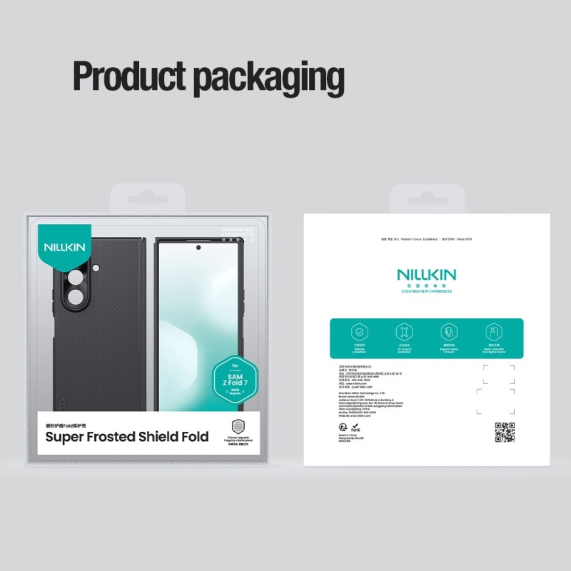 Nillkin Super Frosted FOLD Magnetic Zadní Kryt pre Samsung Galaxy Z Fold 7 Black