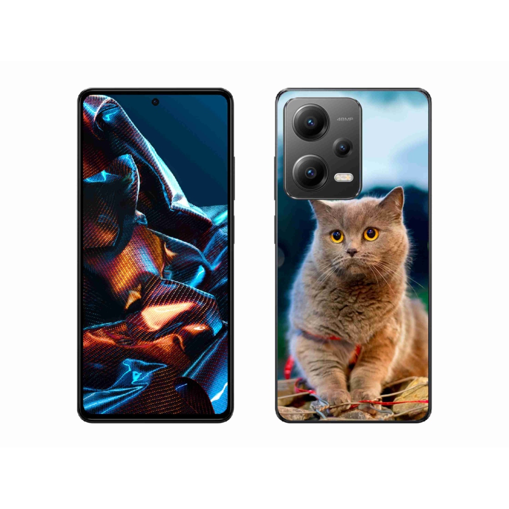 Gélový kryt mmCase na mobil Xiaomi Redmi Note 12 Pro 5G - britská modrá 2