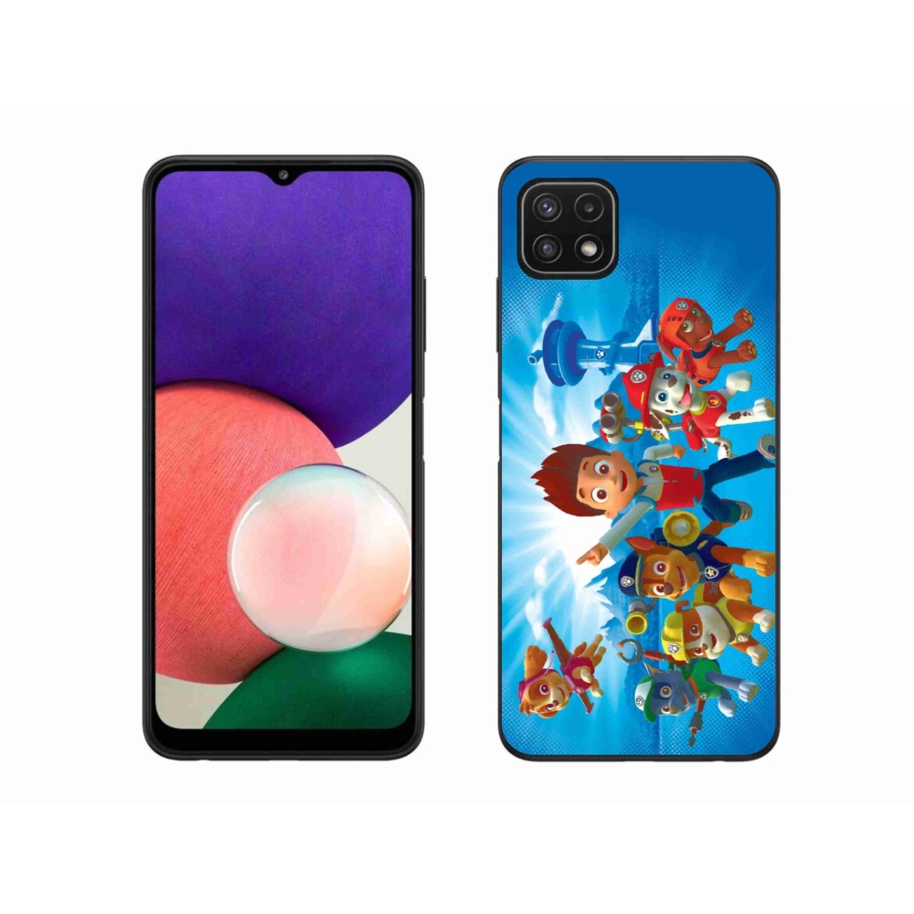 Gélový kryt mmCase na Samsung Galaxy A22 5G - labková patrola