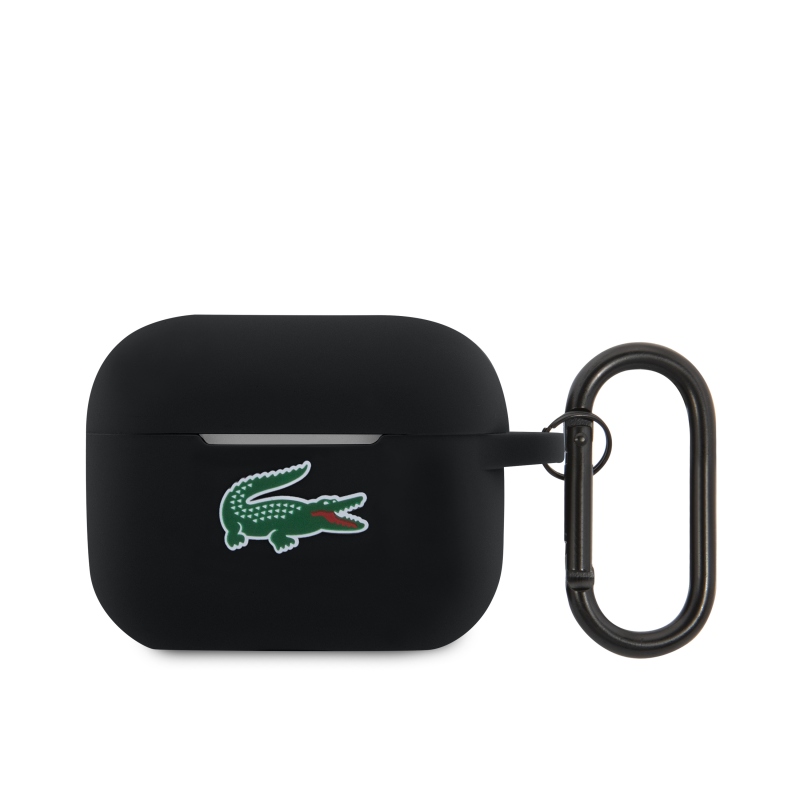 Lacoste Liquid Silicone Croc Logo Puzdro pre AirPods Pro 2 Black