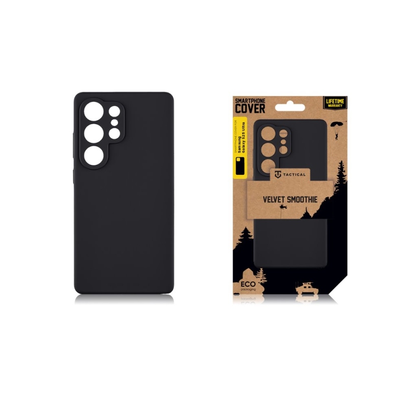 Tactical Velvet Smoothie Kryt pre Samsung Galaxy S25 Ultra Asphalt