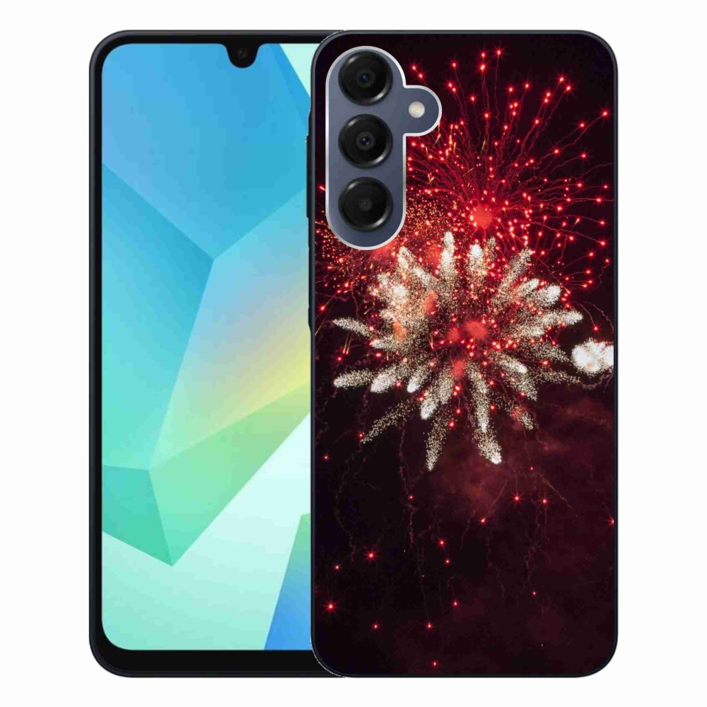 Gélový kryt mmCase na Samsung Galaxy A16 4G/5G - ohňostroj