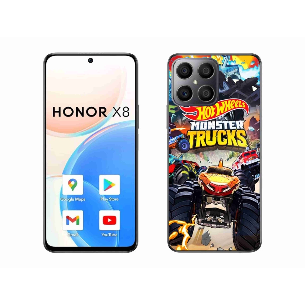 Gélový kryt mmCase na Honor X8 4G - hot wheels 2