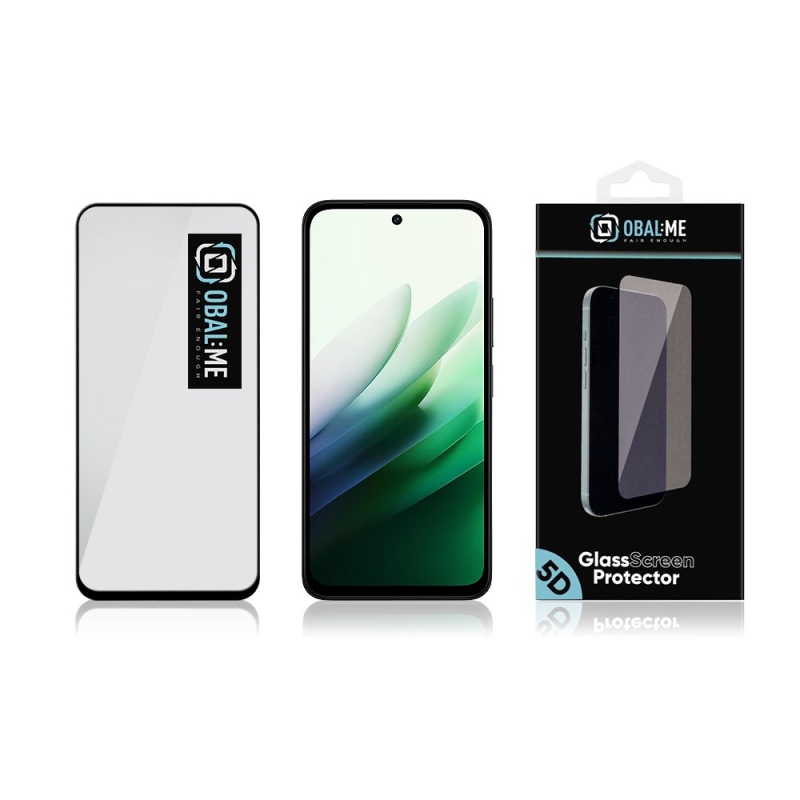 BALENIE:ME 5D tvrdené sklo pre Xiaomi Redmi 15 5G Black