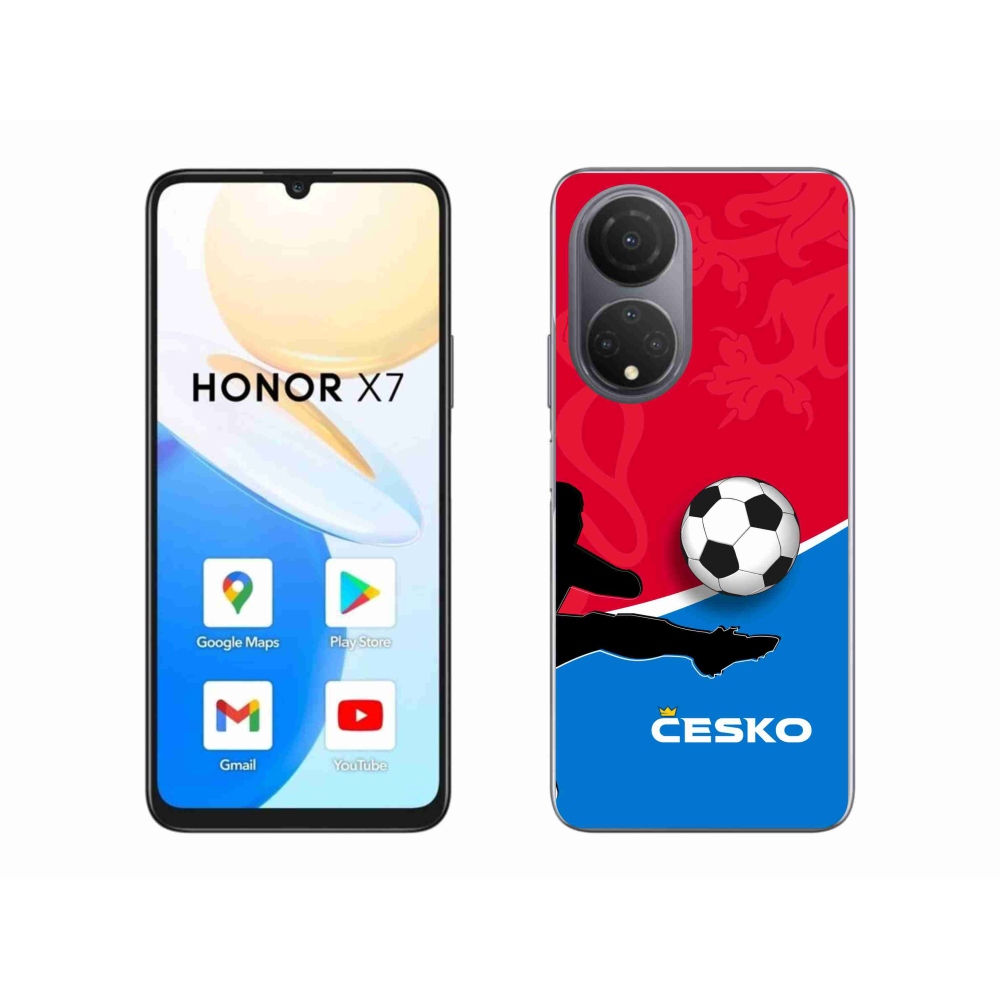 Gélový kryt mmCase na Honor X7 - futbal Česko 2