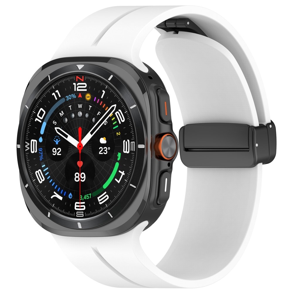 Foldin silikónový remienok na Samsung Galaxy Watch Ultra (2025) 47mm - biely