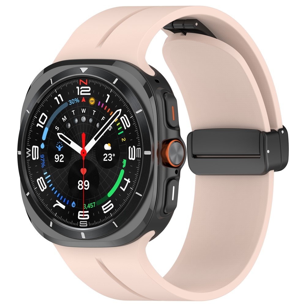 Foldin silikónový remienok na Samsung Galaxy Watch Ultra (2025) 47mm - ružový