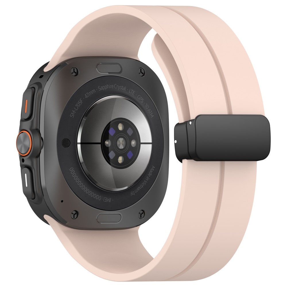Foldin silikónový remienok na Samsung Galaxy Watch Ultra (2025) 47mm - ružový