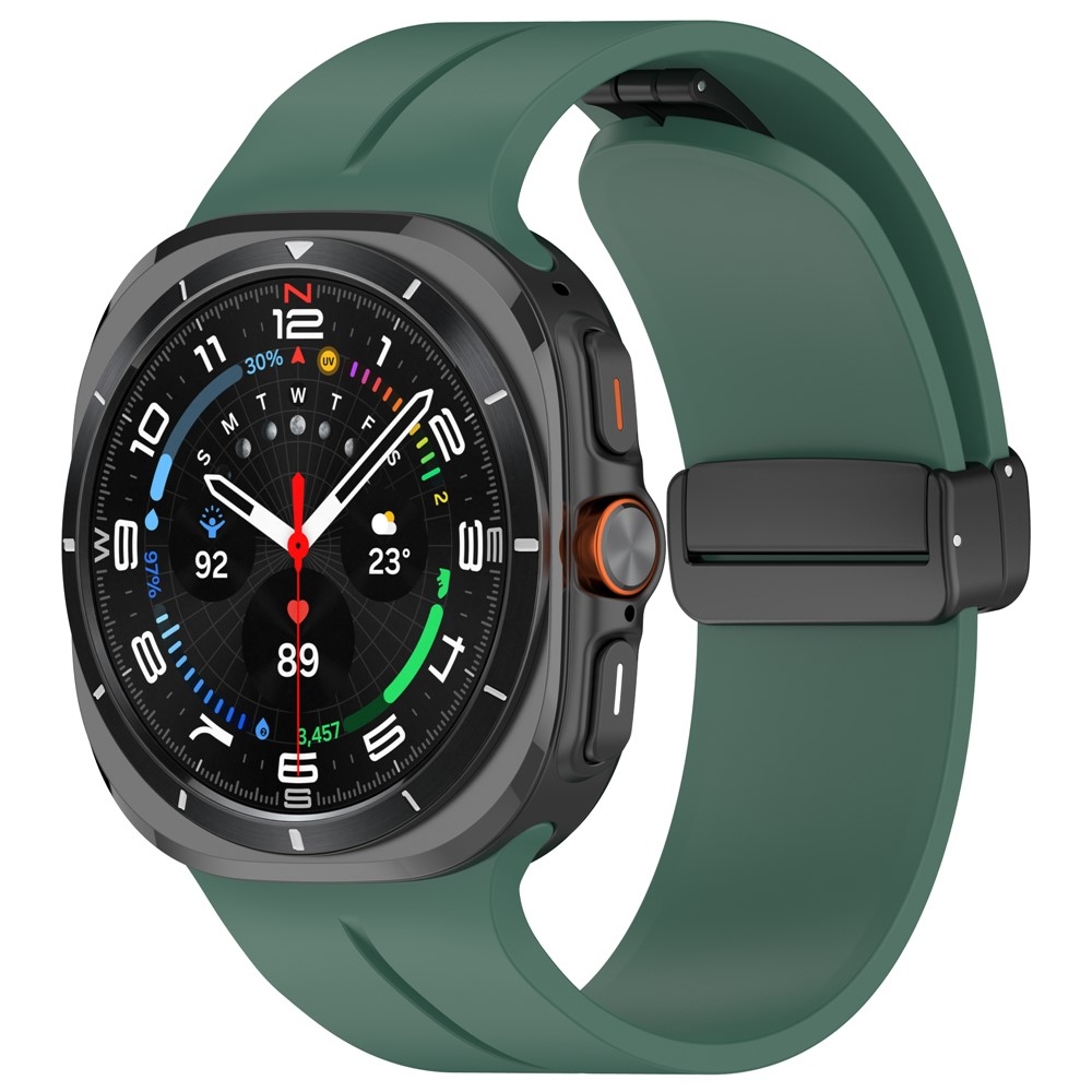 Foldin silikónový remienok na Samsung Galaxy Watch Ultra (2025) 47mm - zelený