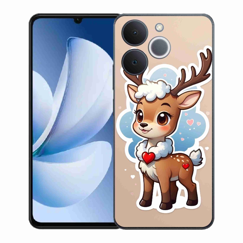 Gélový kryt mmCase na Realme Note 70T - kreslený sob