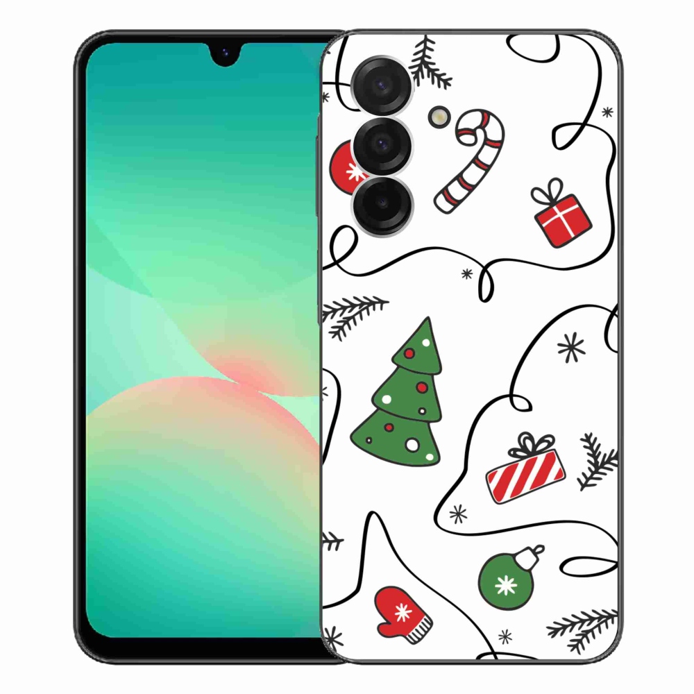 Gélový kryt mmCase na Samsung Galaxy A26 5G - vianočné motívy