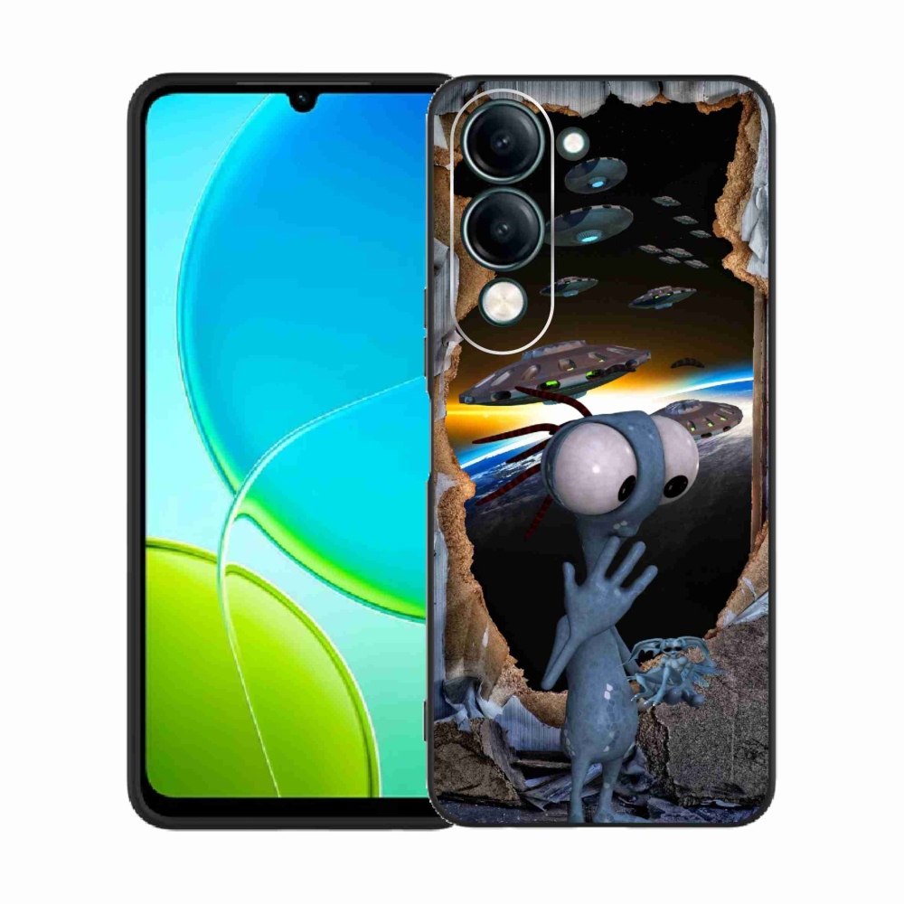 Gélový kryt mmCase na Vivo Y29s 5G - mimozemšťan