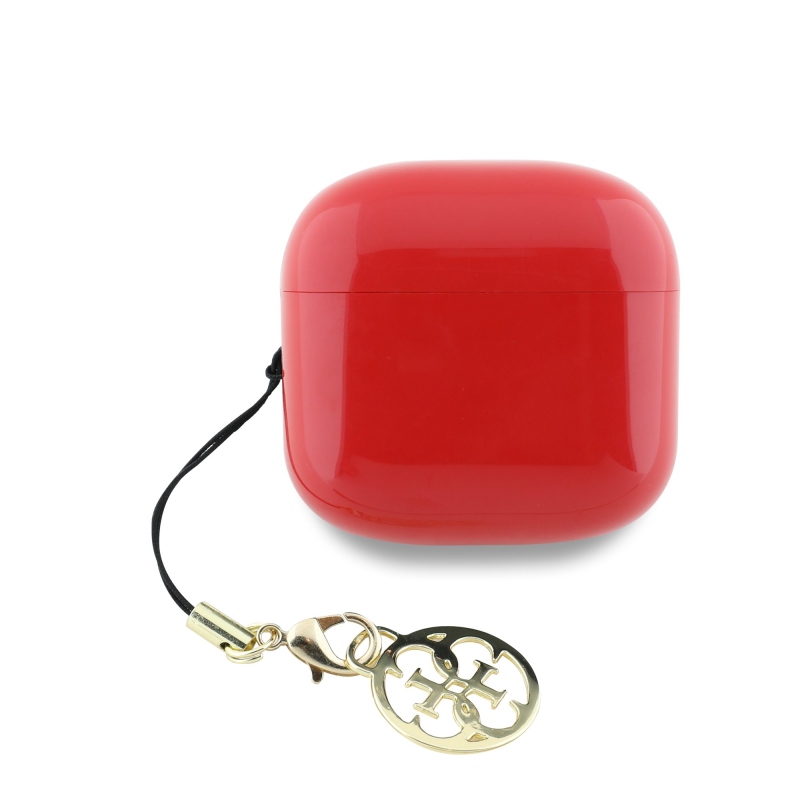 Bezdrôtové slúchadlá Guess Classic Logo Charm TWS Red