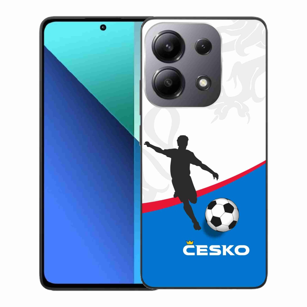 Gélový kryt mmCase na Xiaomi Redmi Note 13 - futbal Česko 1