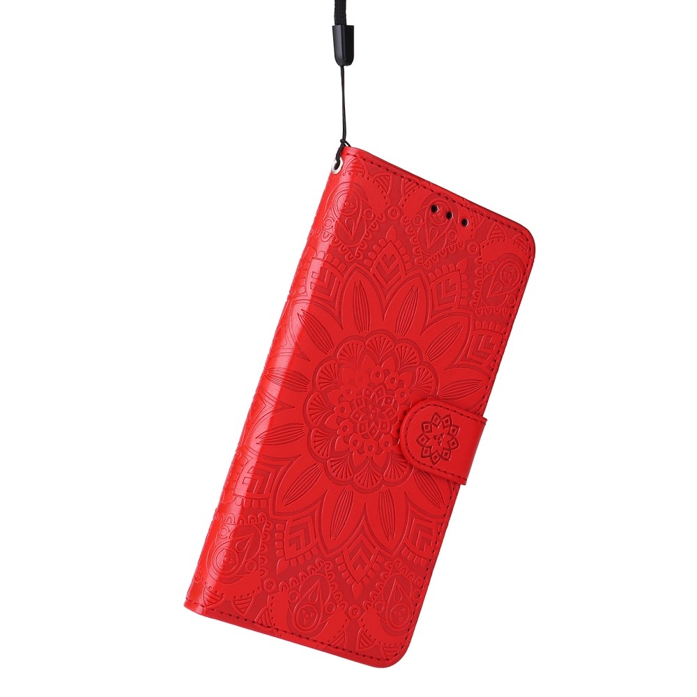 Sunflower knižkové púzdro na Xiaomi Redmi Note 14S/Note 13 Pro 4G/Poco M6 Pro - červené