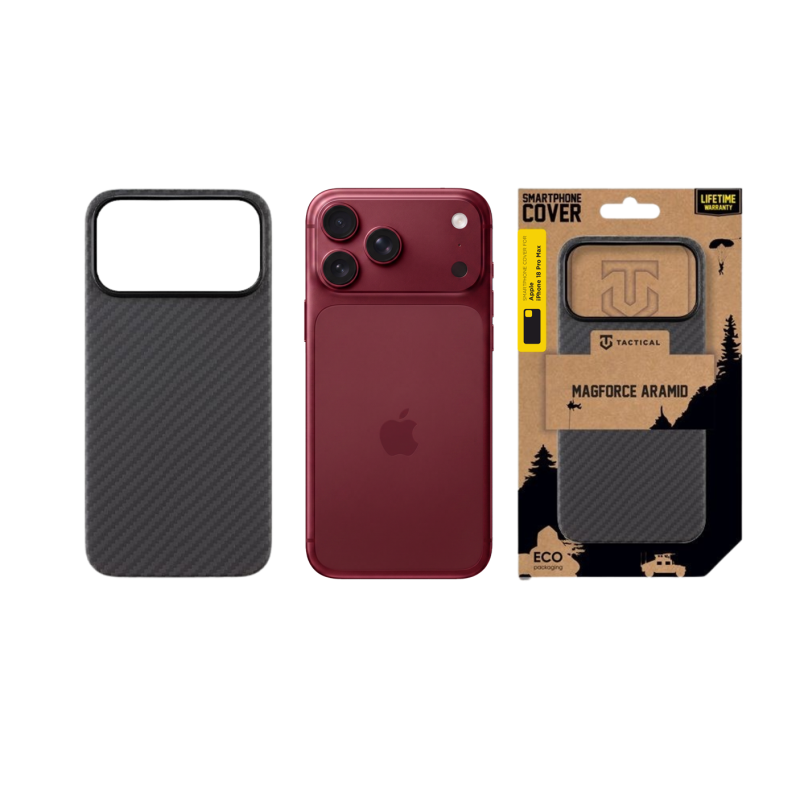Taktické puzdro MagForce Aramid pre Apple iPhone 18 Pro Max – čierne