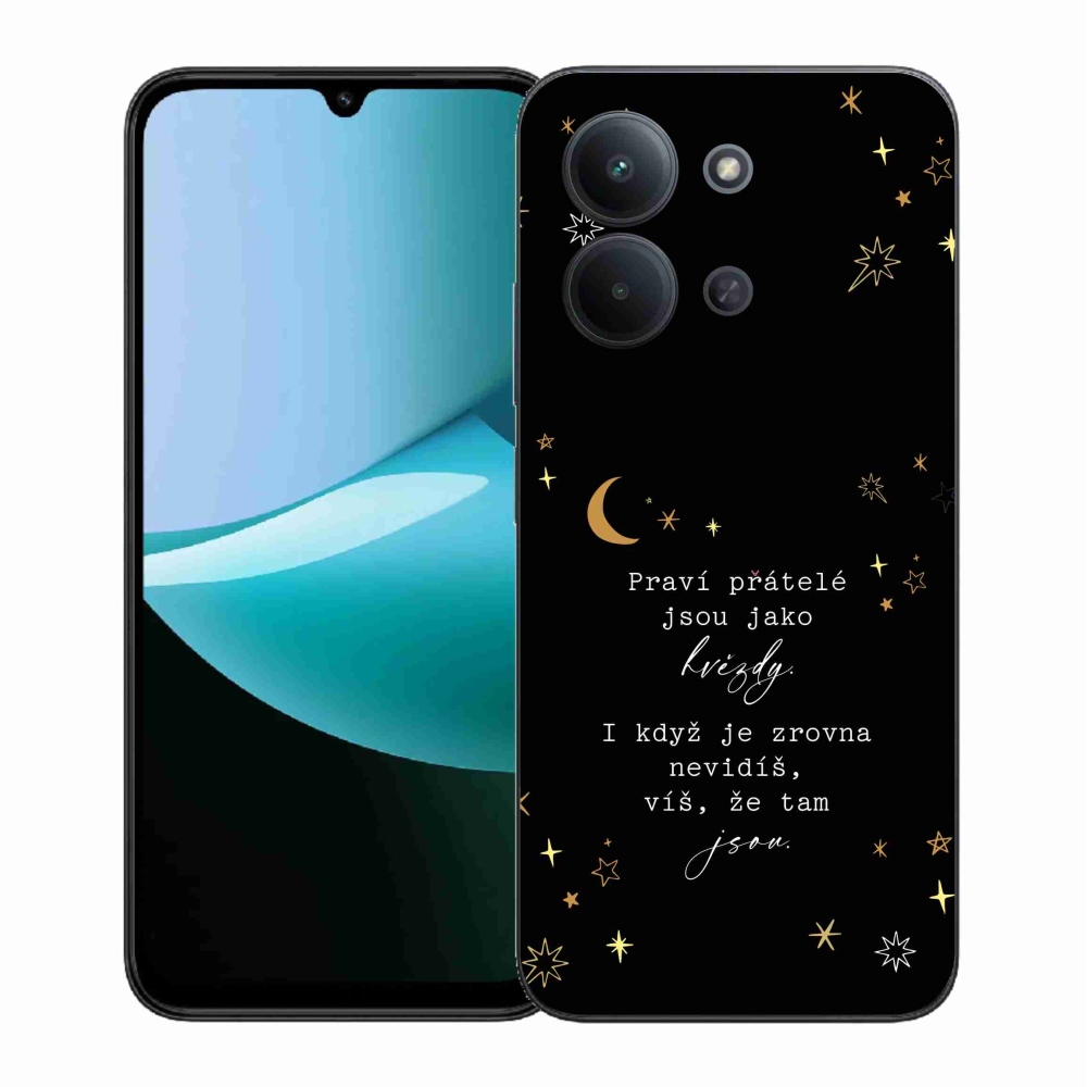 Gélový kryt mmCase na Xiaomi Redmi 15C 4G (171mm)/Poco C85 4G (171mm) - citát 6 čierne pozadie