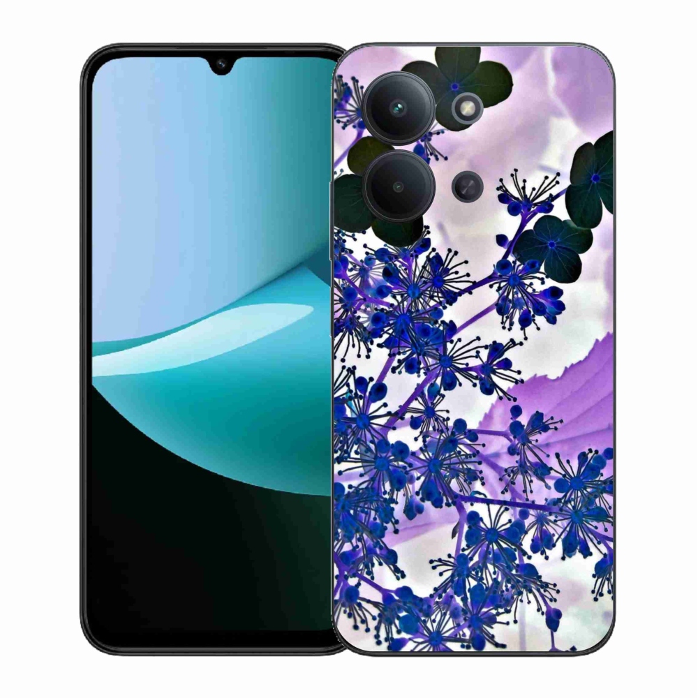 Gélový kryt mmCase na Xiaomi Redmi 15C 4G (171mm)/Poco C85 4G (171mm) - kvet hortenzie