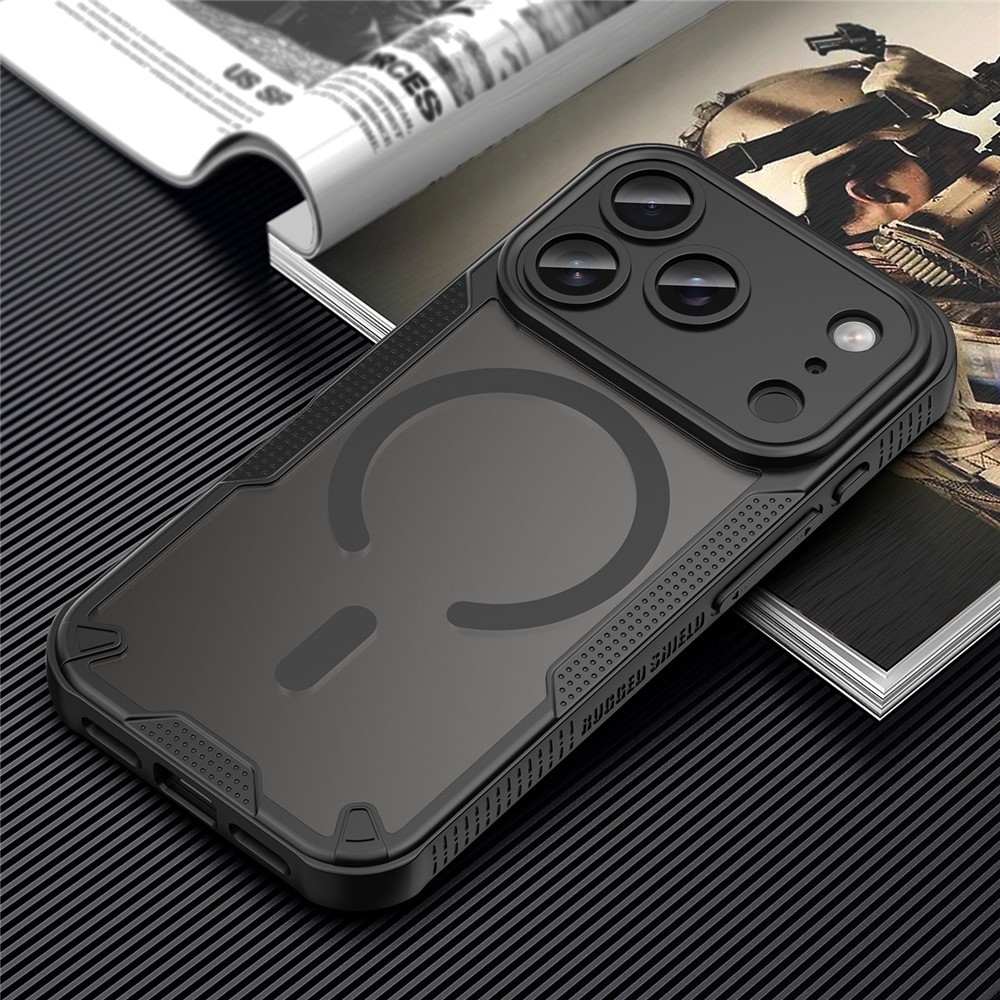 Froste odolný kryt s MagSafe na iPhone 18 Pro/17 Pro - čierny