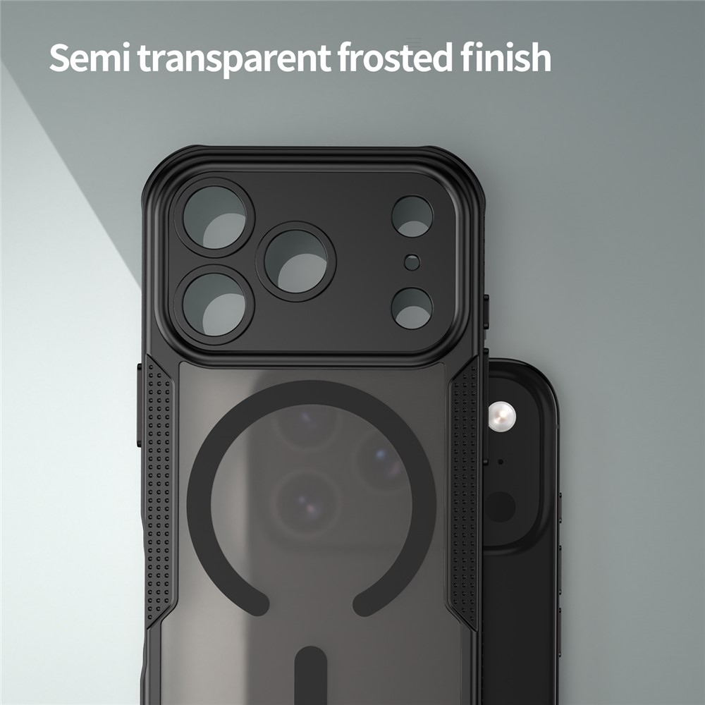 Froste odolný kryt s MagSafe na iPhone 18 Pro/17 Pro - čierny