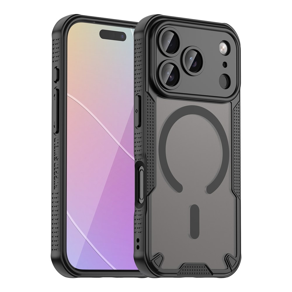 Froste odolný kryt s MagSafe na iPhone 18 Pro/17 Pro - čierny