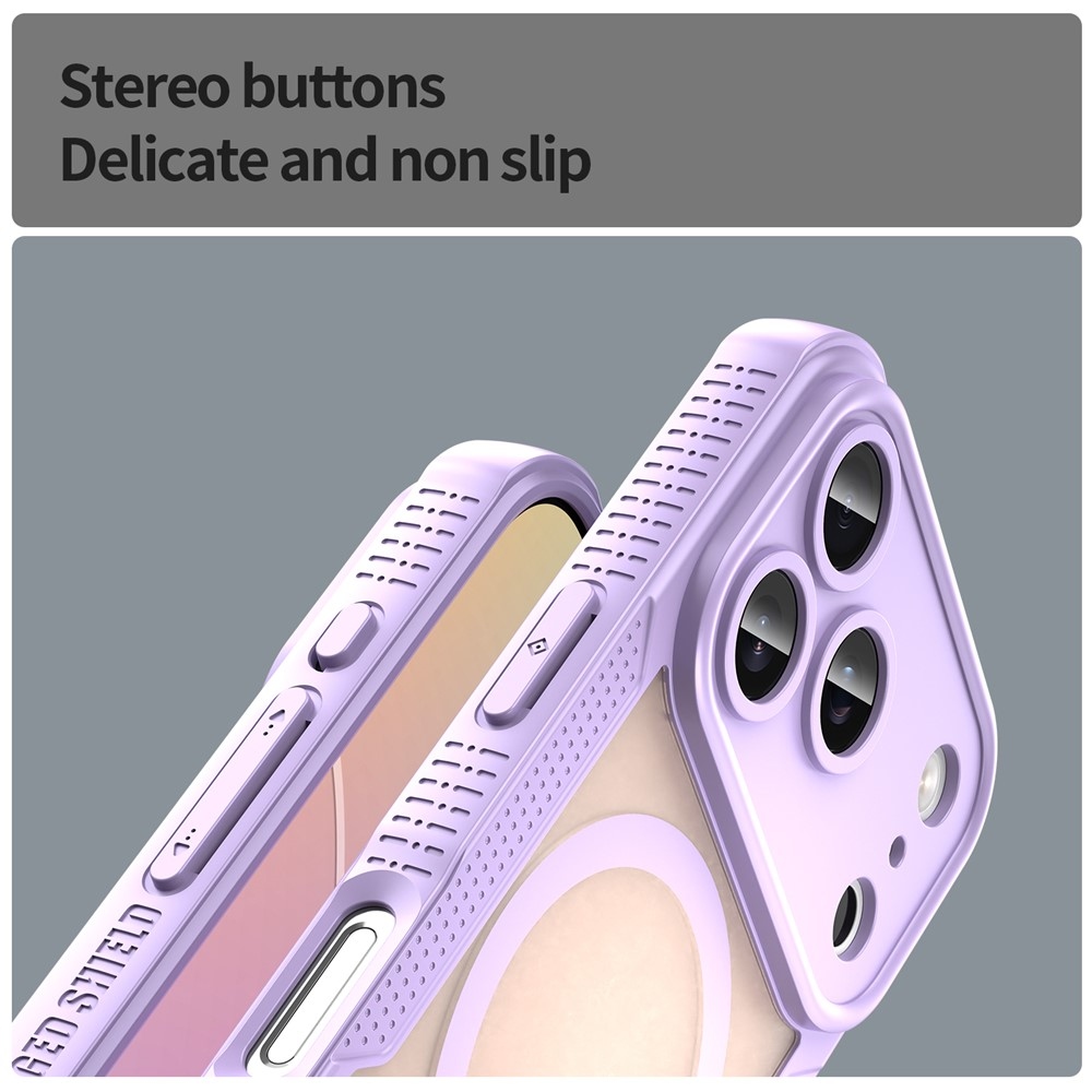 Froste odolný kryt s MagSafe na iPhone 18 Pro/17 Pro - fialový